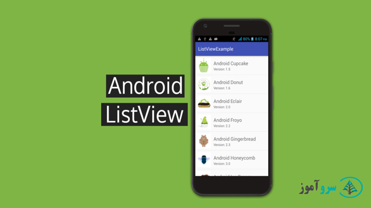نحوه ساخت ListView سفارشی در اندروید