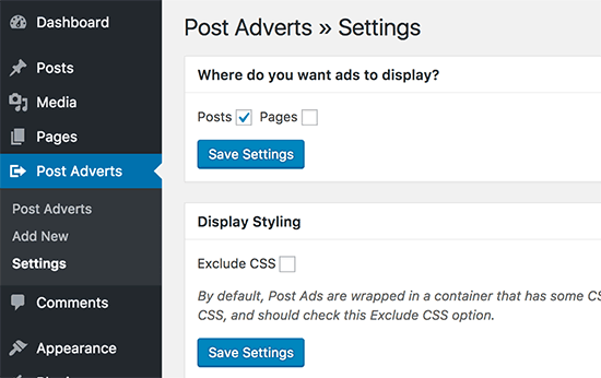 افزونه Insert Post Ads