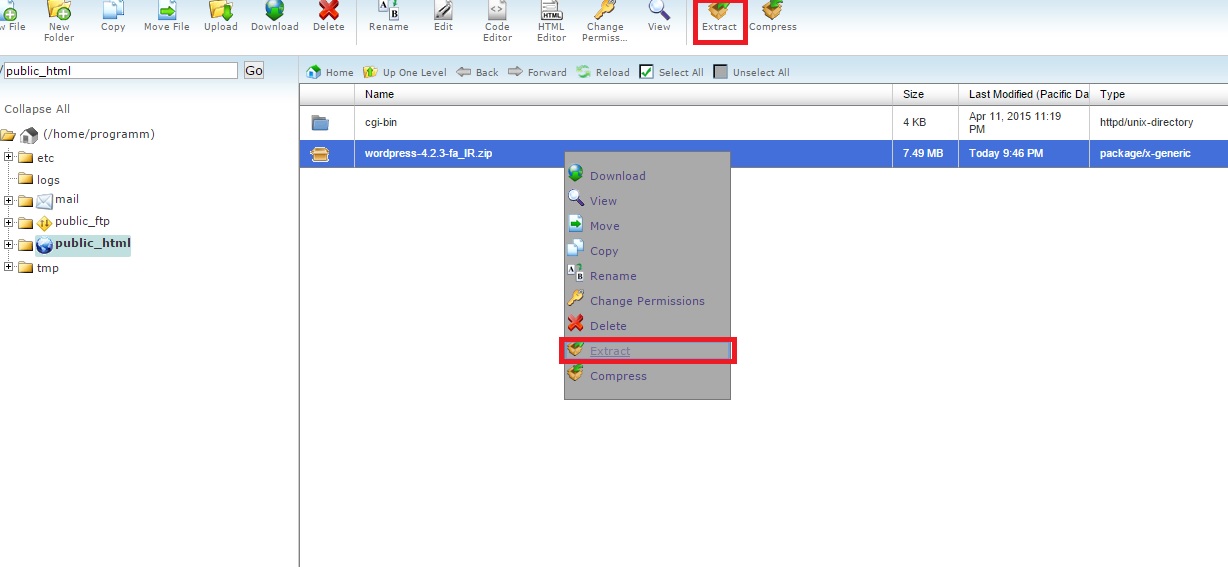 آموزش نصب وردپرس روی هاست سی پنل (Cpanel)