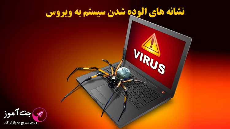 نشانه های الوده شدن سیستم به ویروس