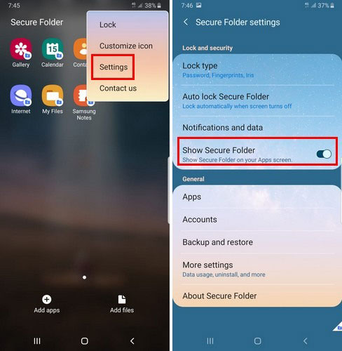 فعال کردن قابلیت پوشه امن (Secure Folder) در گوشی‌های سامسونگ