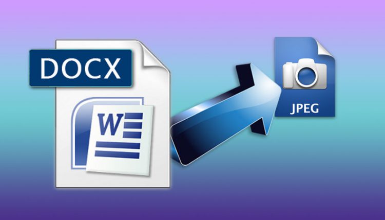 تبدیل فایل DOCX به JPG چیست؟