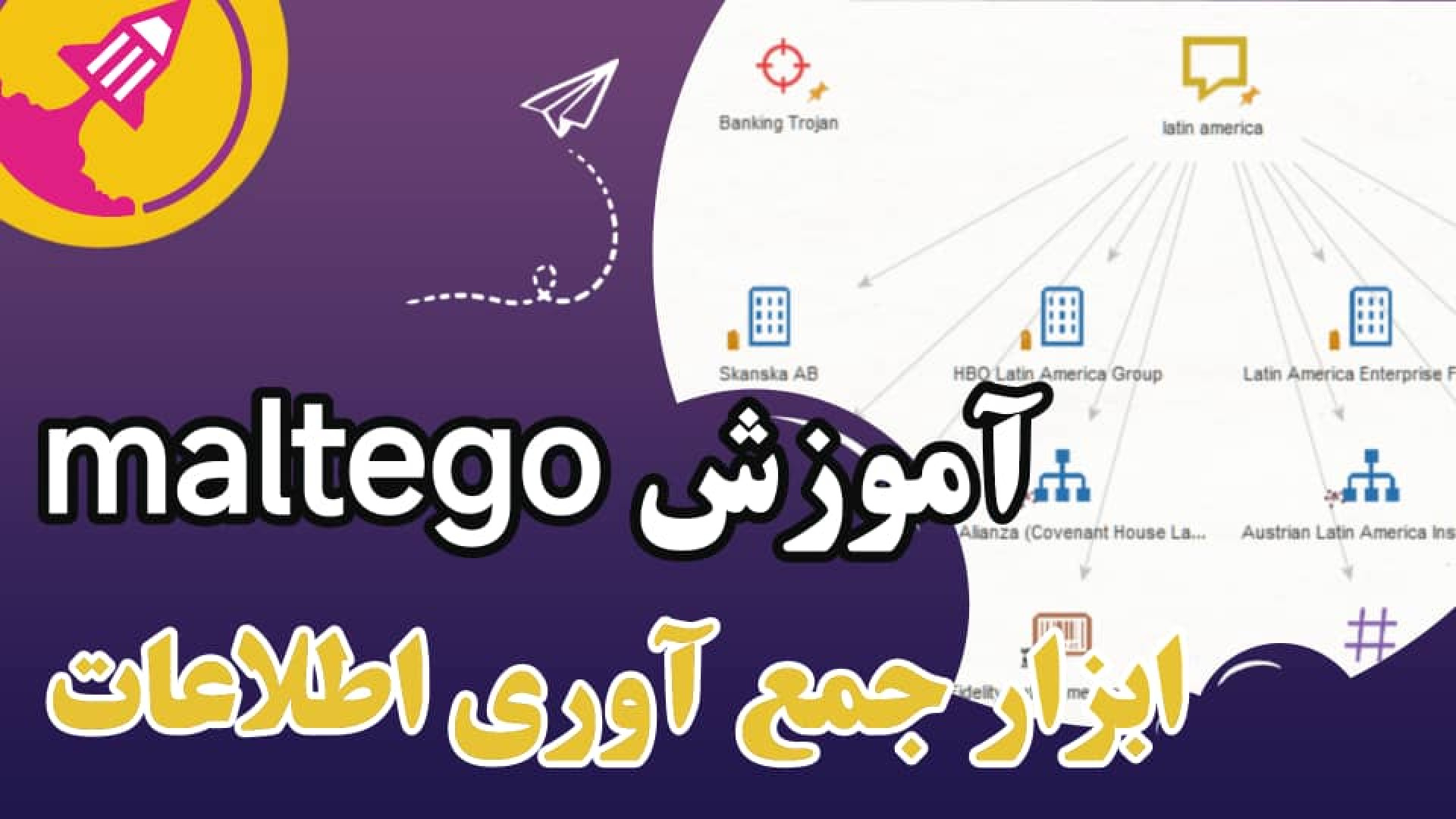 آموزش maltego ابزار فارنزیک و جمع آوری اطلاعات